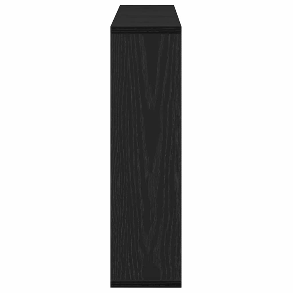 Spiegelschrank Schwarze Eiche 76 x 15 x 55 cm Holzwerkstoff