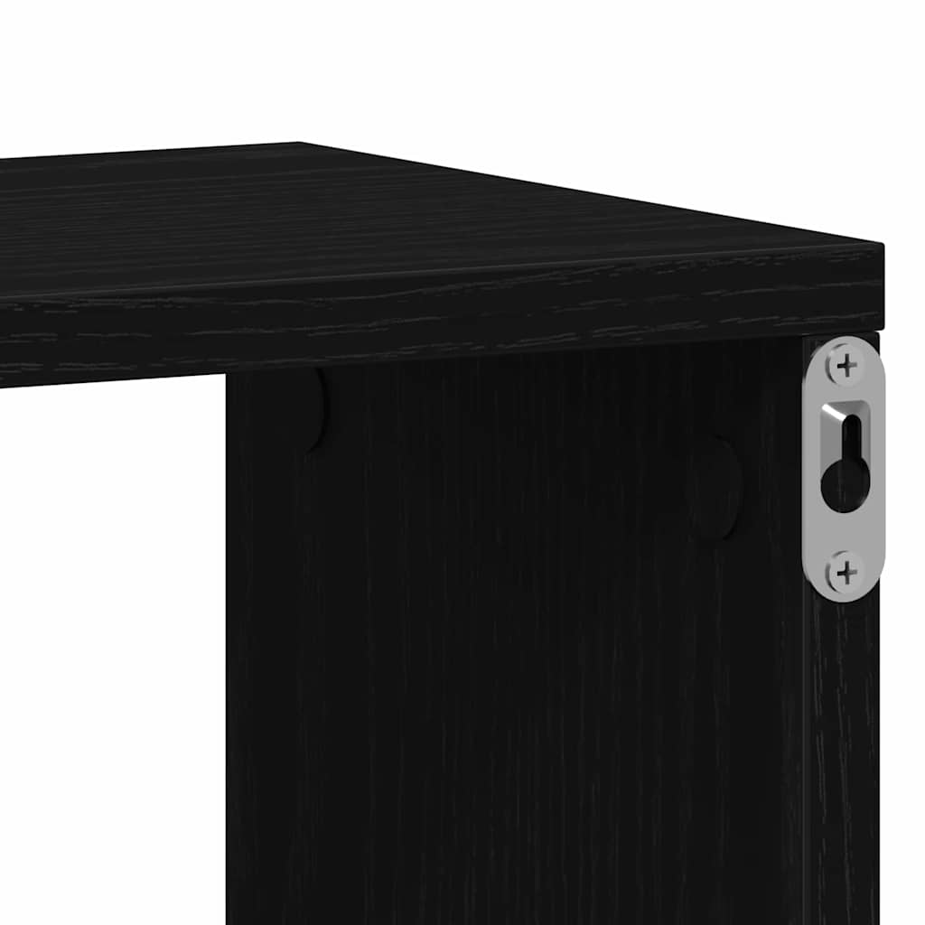 Wandregal Schwarze Eiche 85 x 16 x 52,5 cm Holzwerkstoff