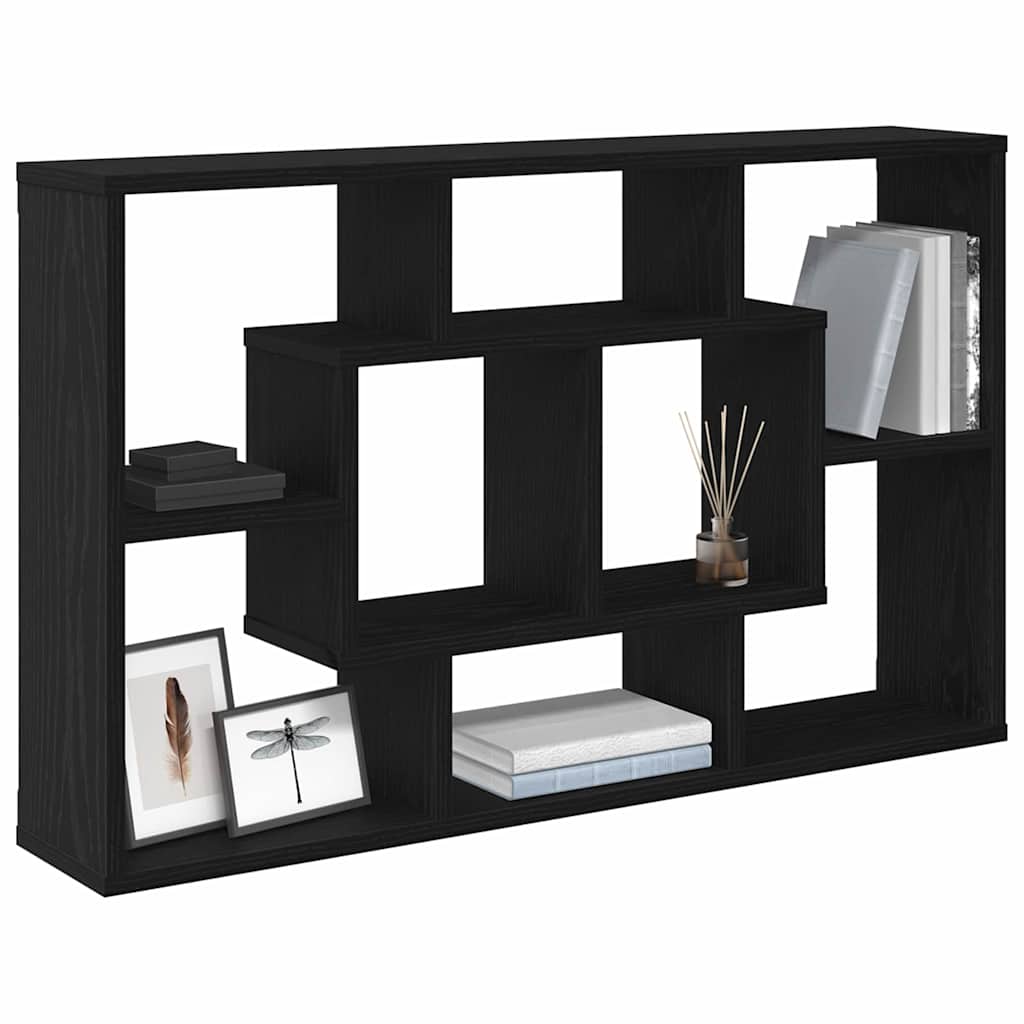 Wandregal Schwarze Eiche 85 x 16 x 52,5 cm Holzwerkstoff