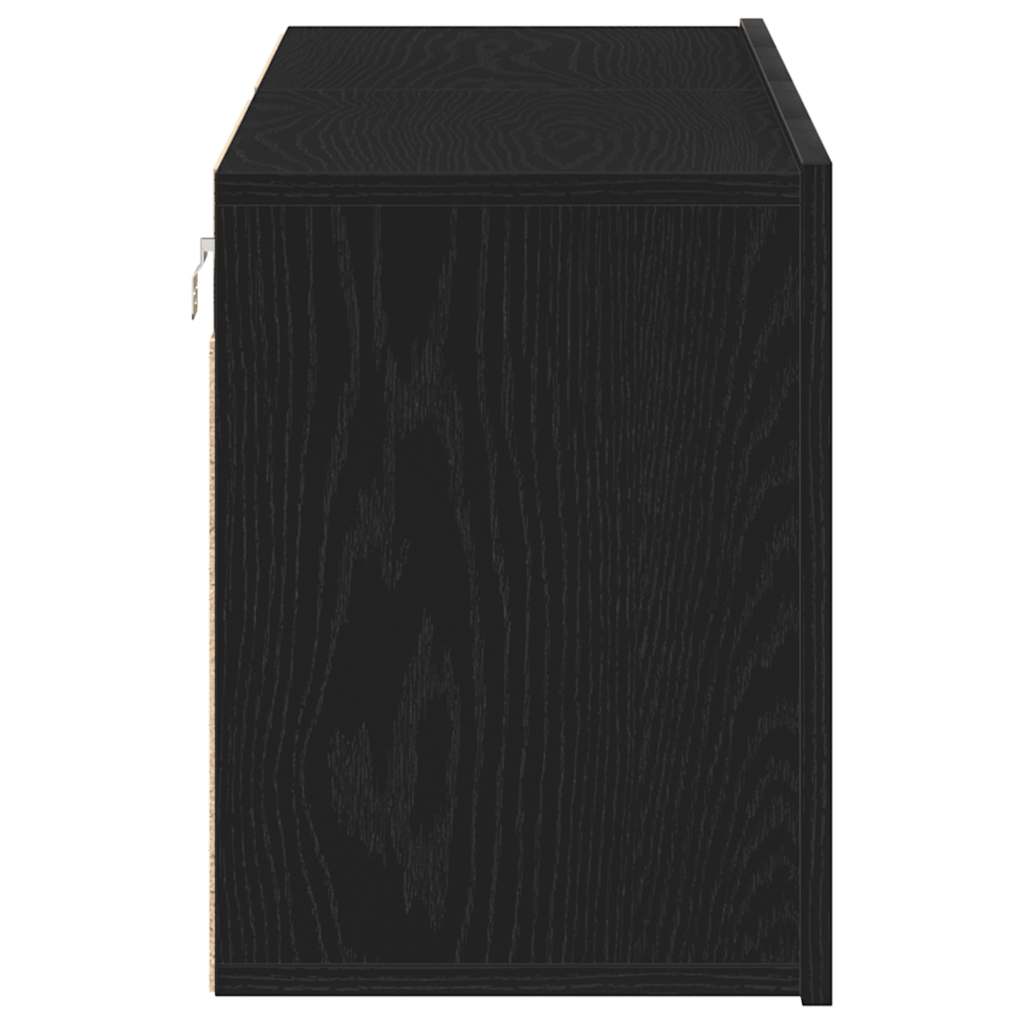 TV-Schränke 2 Stk. Schwarze Eiche 120 x 30 x 41 cm Holzwerkstoff