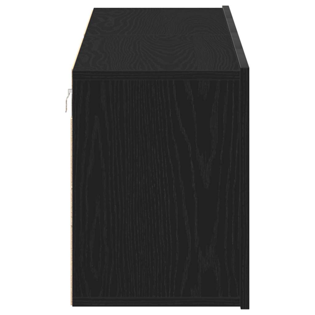 TV-Schränke 2 Stk. Schwarze Eiche 160 x 30 x 41 cm Holzwerkstoff