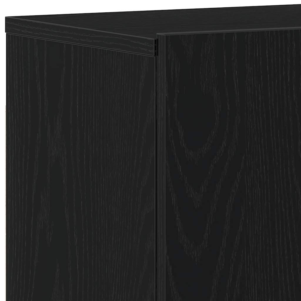 TV-Schränke 2 Stk. Schwarze Eiche 160 x 30 x 41 cm Holzwerkstoff