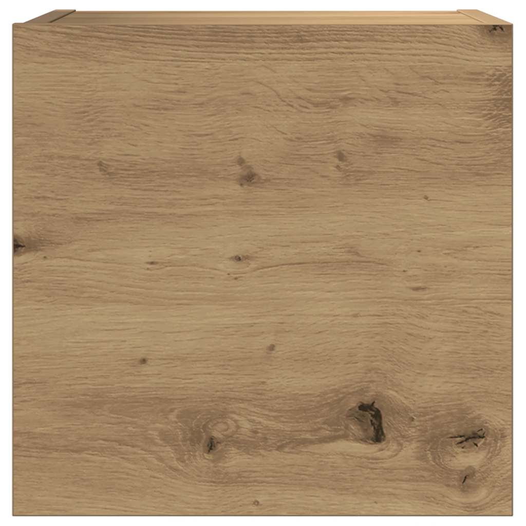 7-tlg. TV-Schrank-Set Wandmontage Artisan-Eiche Holzwerkstoff