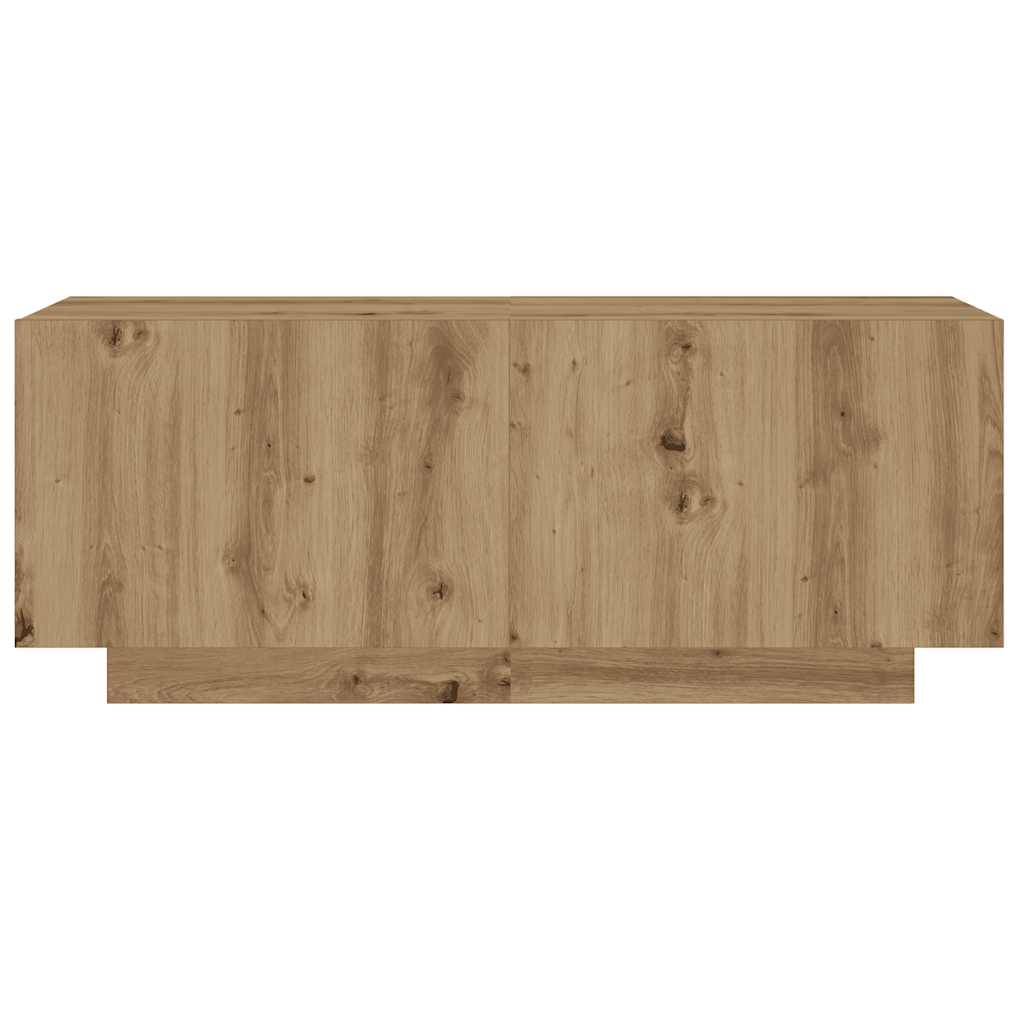 TV-Schrank mit LED-Leuchten Artisan-Eiche 180x35x40 cm
