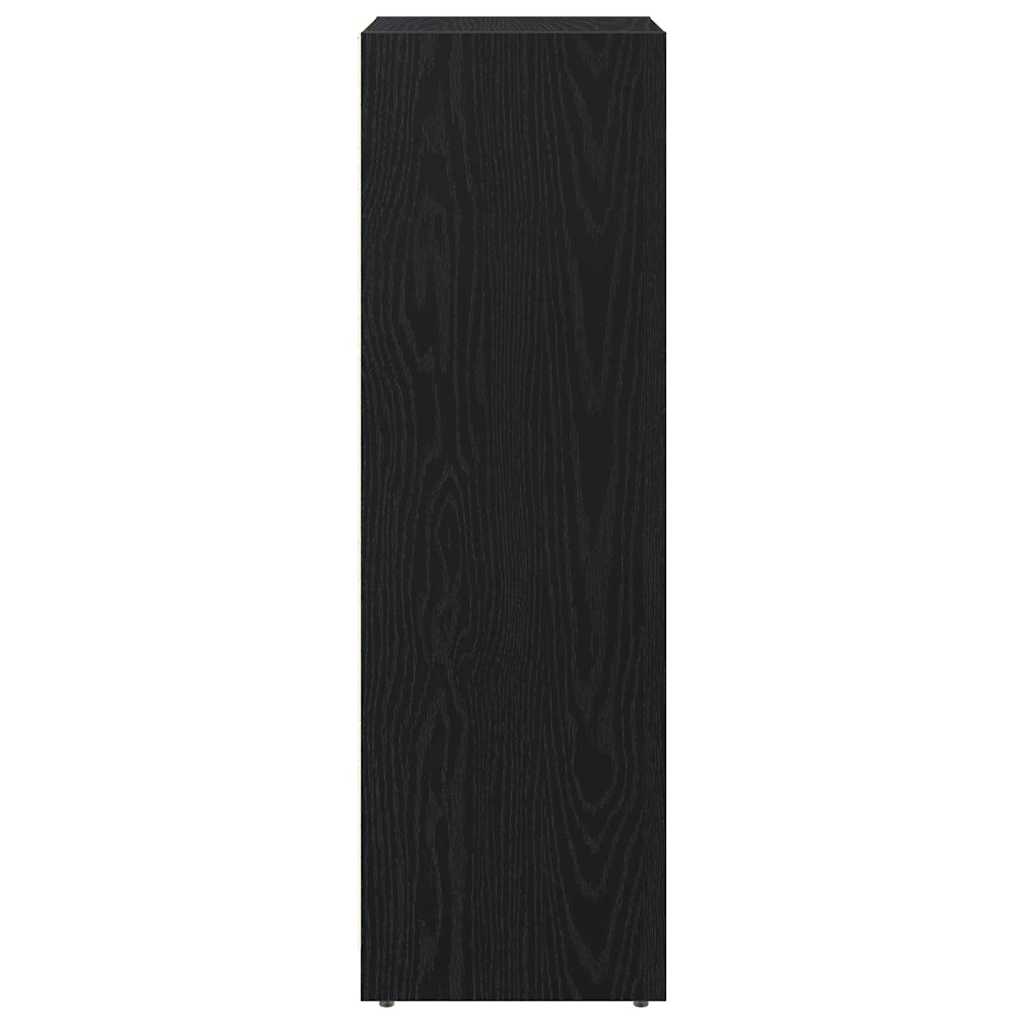 Badezimmerschrank Schwarze Eiche 30 x 30 x 95 cm Holzwerkstoff
