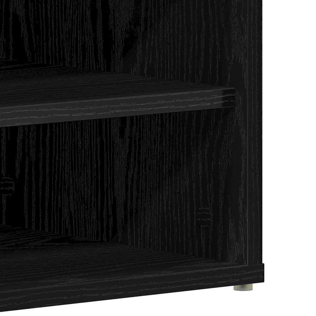 Schuhschrank Schwarze Eiche 60 x 35 x 70 cm Holzwerkstoff