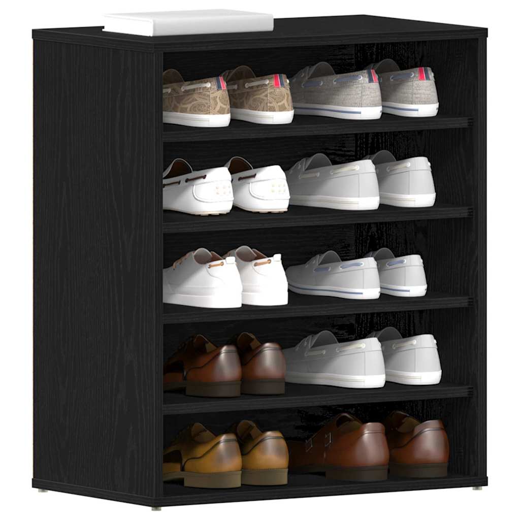 Schuhschrank Schwarze Eiche 60 x 35 x 70 cm Holzwerkstoff