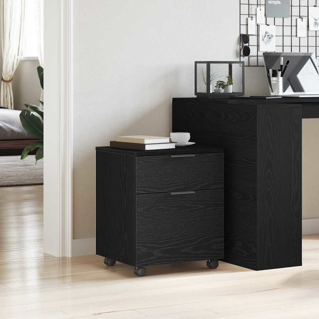 Akten-Schrank Schwarze Eiche 45 x 38 x 54 cm Holzwerkstoff