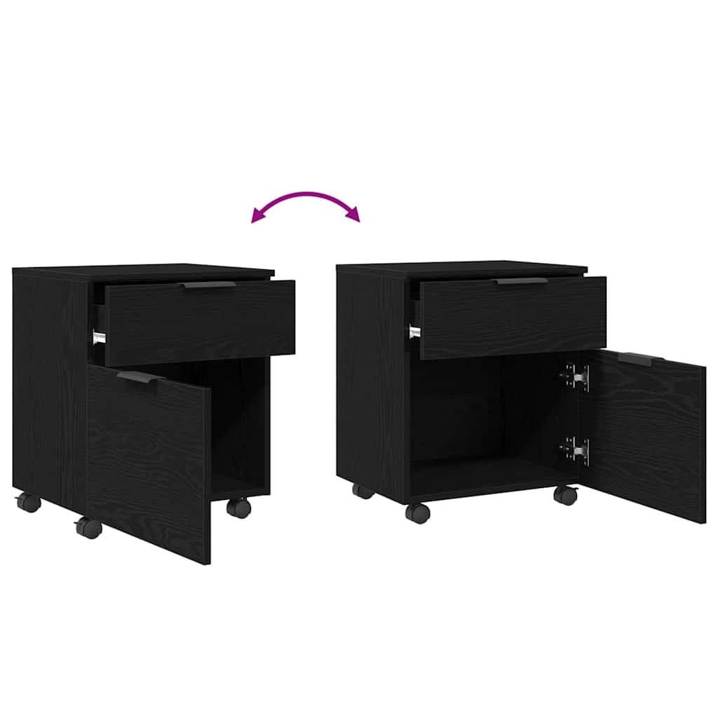 Akten-Schrank Schwarze Eiche 45 x 38 x 54 cm Holzwerkstoff