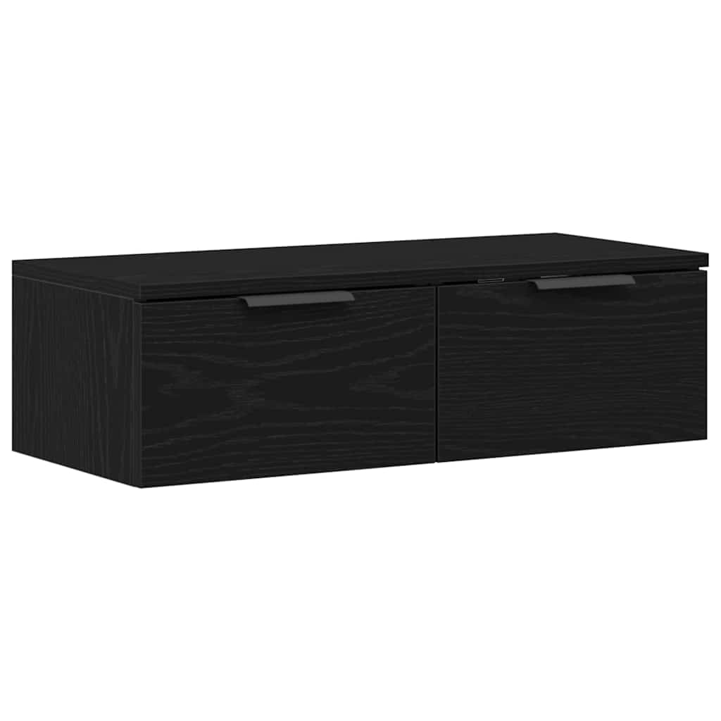 Wandschrank Schwarze Eiche 68 x 30 x 20 cm Holzwerkstoff