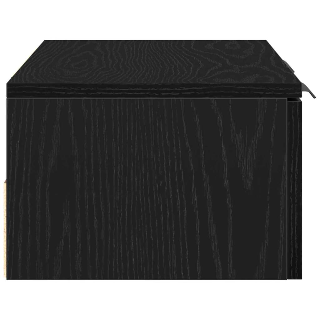 Wandschrank Schwarze Eiche 68 x 30 x 20 cm Holzwerkstoff