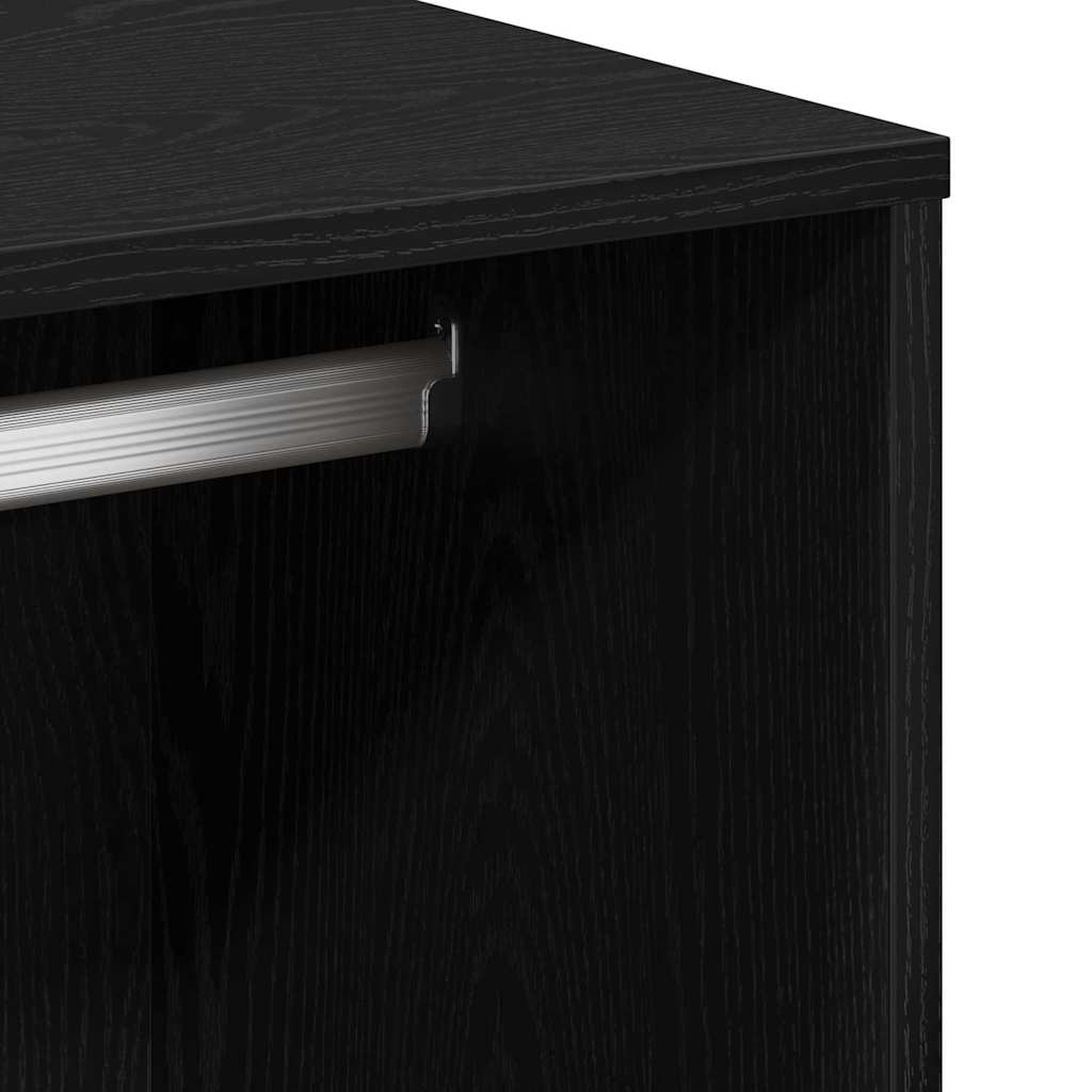 Kosmetikschrank Schwarze Eiche 80 x 40 x 75 cm Holzwerkstoff