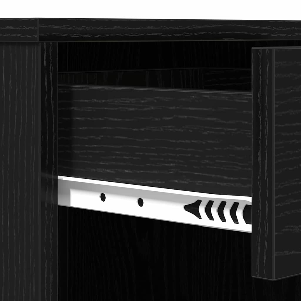 Kosmetikschrank Schwarze Eiche 80 x 40 x 75 cm Holzwerkstoff