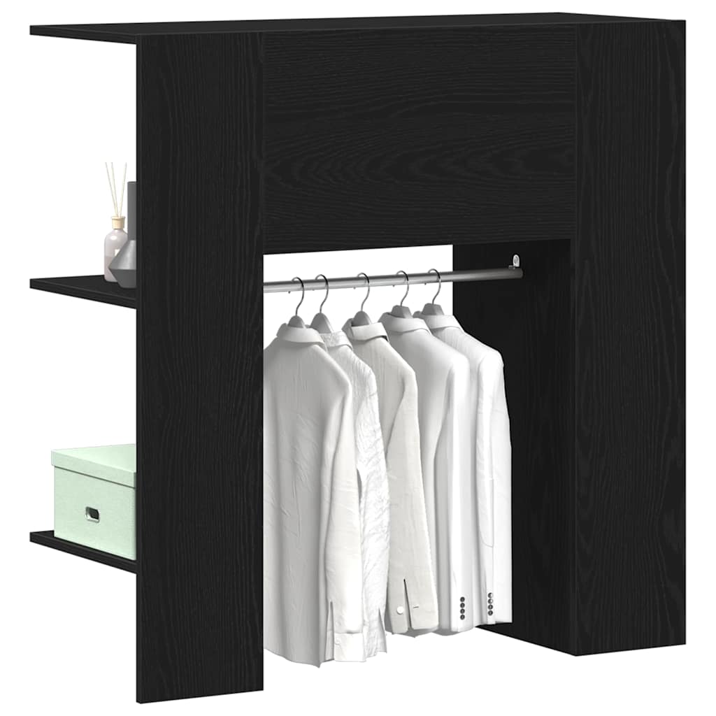 Flur-Schrank Schwarze Eiche 97.5 x 37 x 99 cm Holzwerkstoff