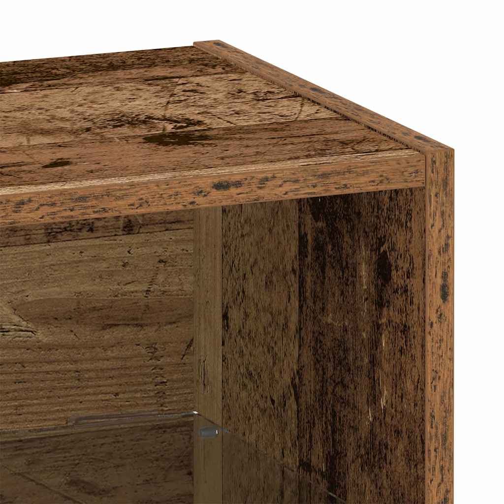 Schweberegal 2 pcs Braun 40 x 28.5 x 40 cm Holzwerkstoff