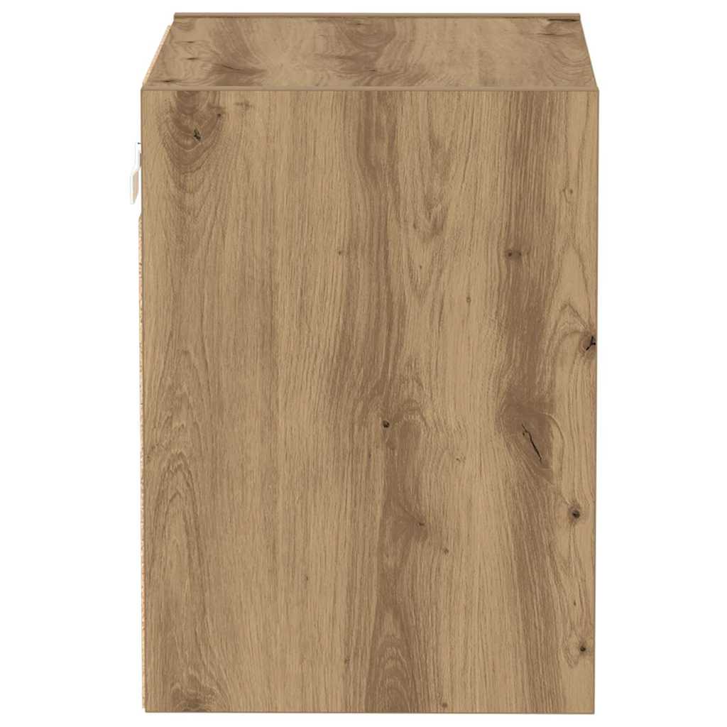 Schweberegal 2 pcs Braun 40 x 28.5 x 40 cm Holzwerkstoff
