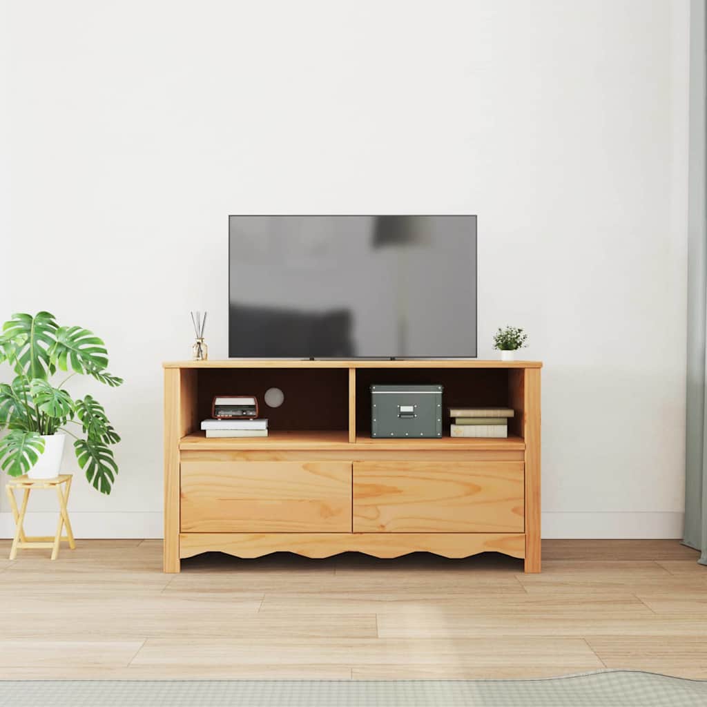 TV-Schrank Drammen Eiche 99 x 43 x 55 cm Massivholz Kiefer