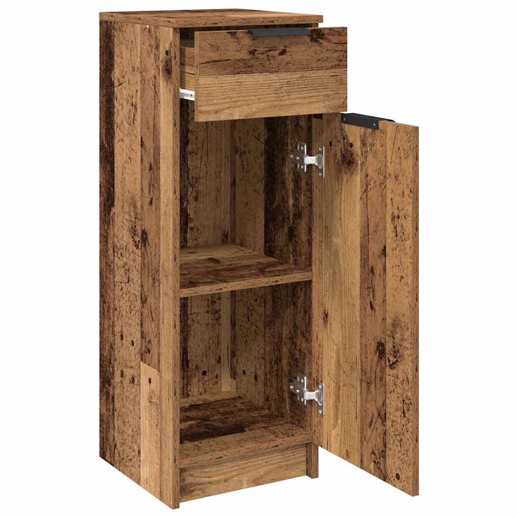 Badezimmer Schrank Altholz 32 x 34 x 90 cm Holzwerkstoff