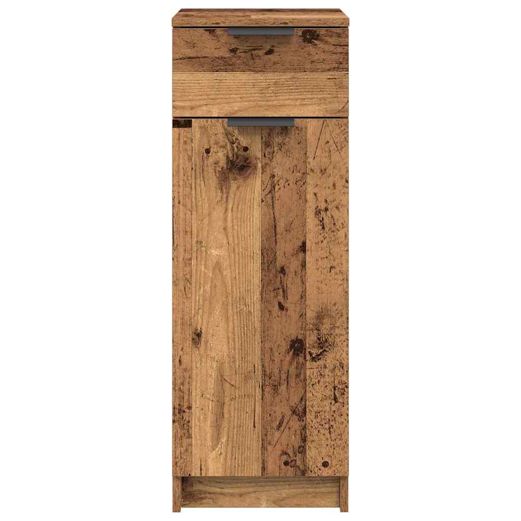 Badezimmer Schrank Altholz 32 x 34 x 90 cm Holzwerkstoff