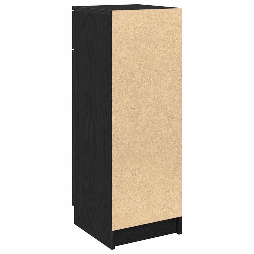 Badezimmer Schrank Schwarze Eiche 32 x 34 x 90 cm Holzwerkstoff