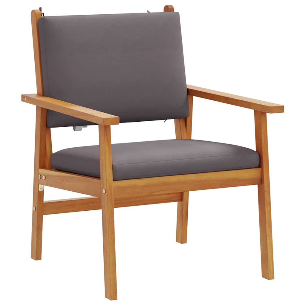 Garten-Sofa-Set 6 pcs Braun 45 x 45 x 38cm Massivholz Akazie