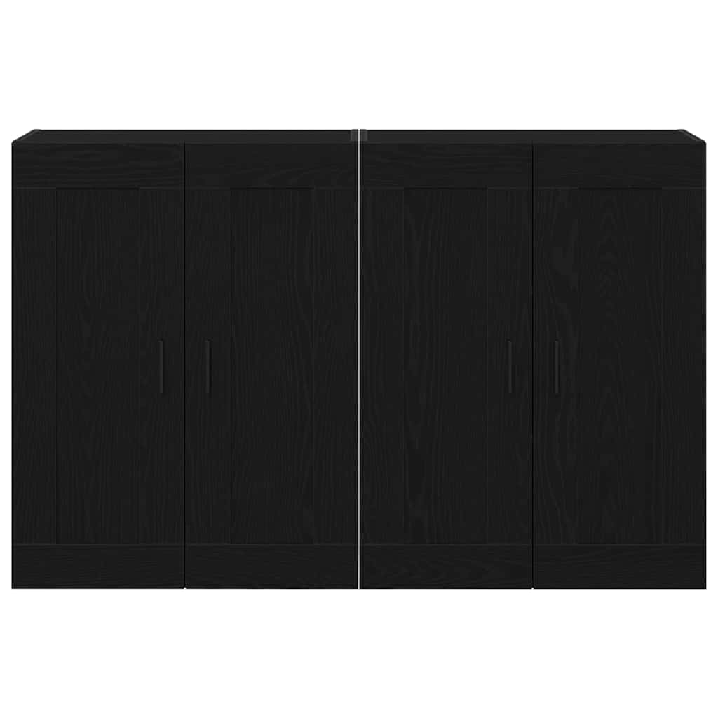 Wandmontierter Schrank Wandmontiert 2 pcs Eiche handwerklich