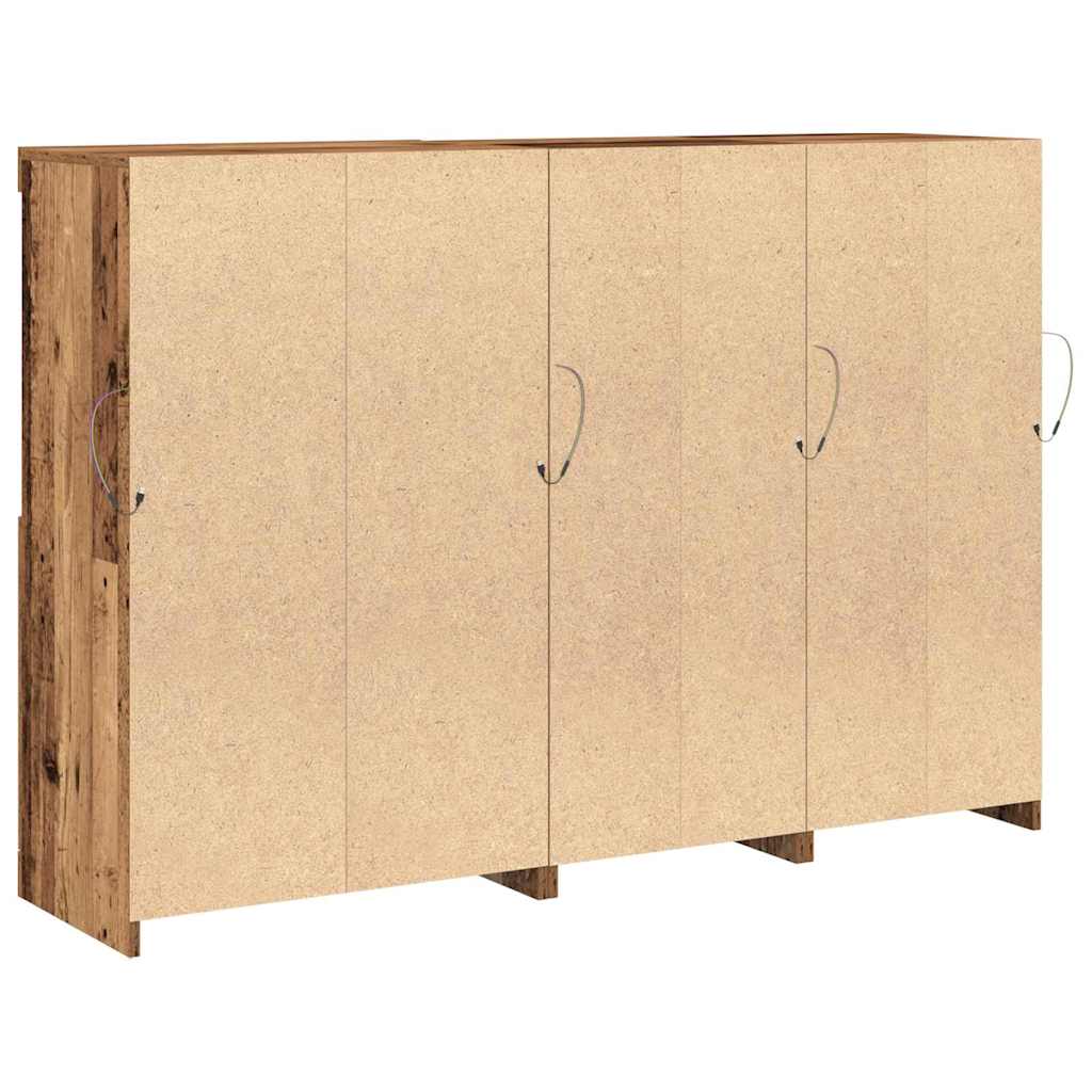 Sideboard Altholz 142,5 x 37 x 100 cm Holzwerkstoff