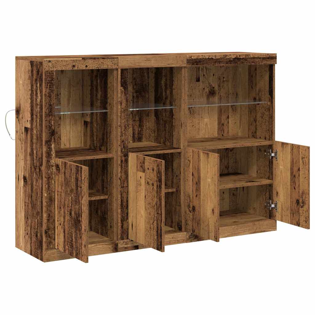 Sideboard Altholz 142,5 x 37 x 100 cm Holzwerkstoff