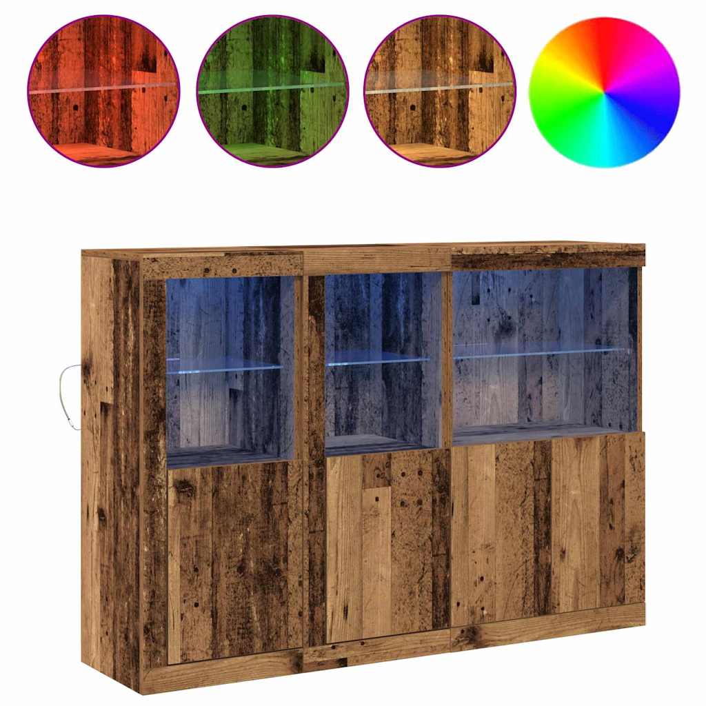 Sideboard Altholz 142,5 x 37 x 100 cm Holzwerkstoff