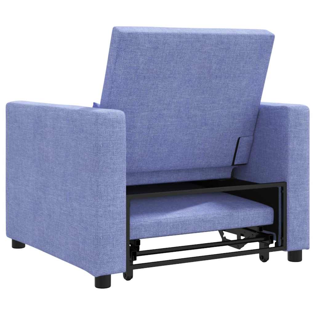Einzel-Schlafsofa Jeansblau 90 x 165 x 87 cm Stoff