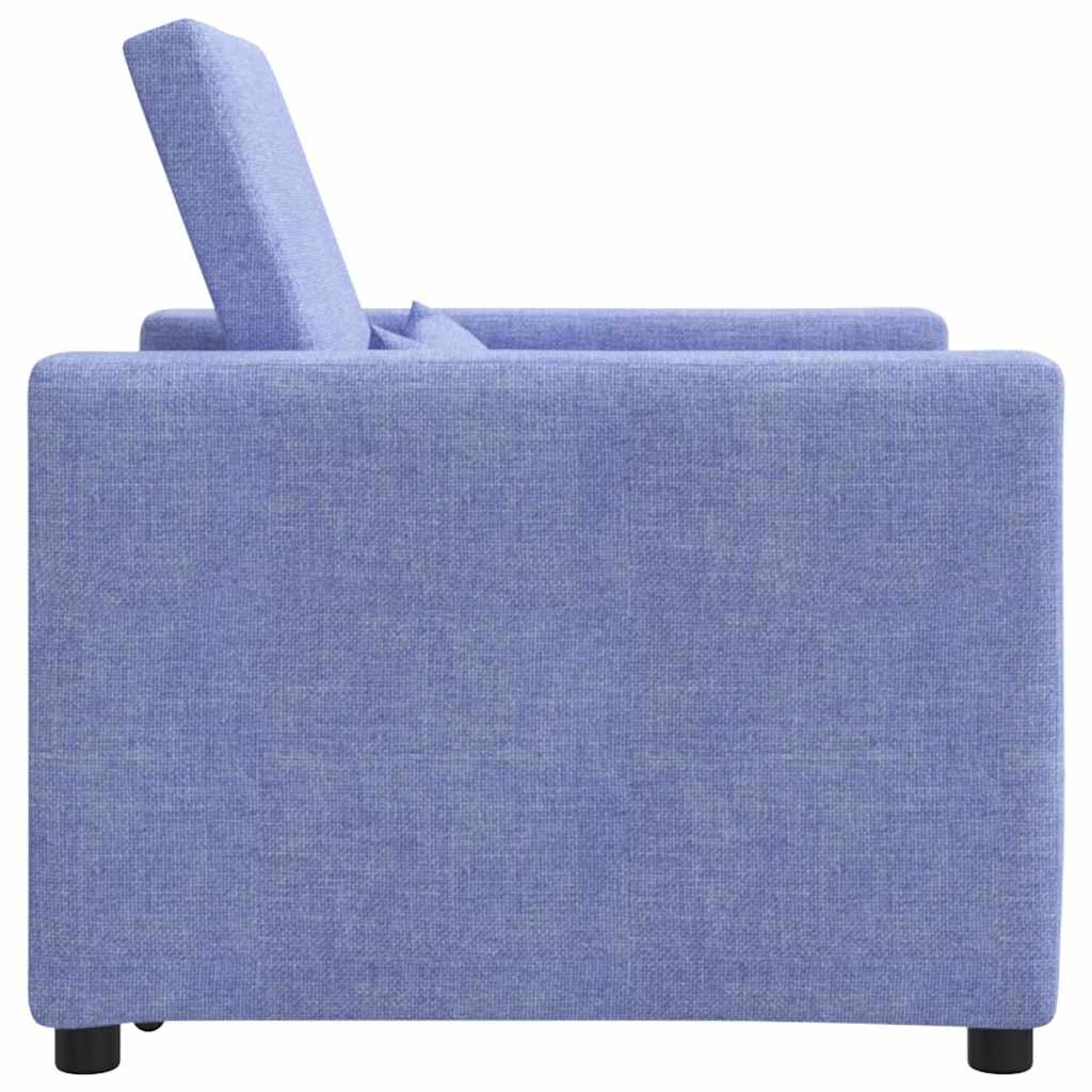 Einzel-Schlafsofa Jeansblau 90 x 165 x 87 cm Stoff