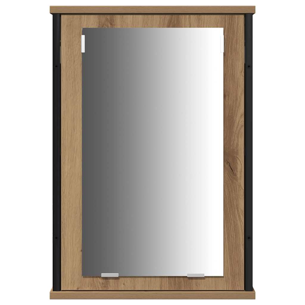 Badezimmermöbel Set 4 pcs Eiche handwerklich 33 x 33 x 185.5 cm