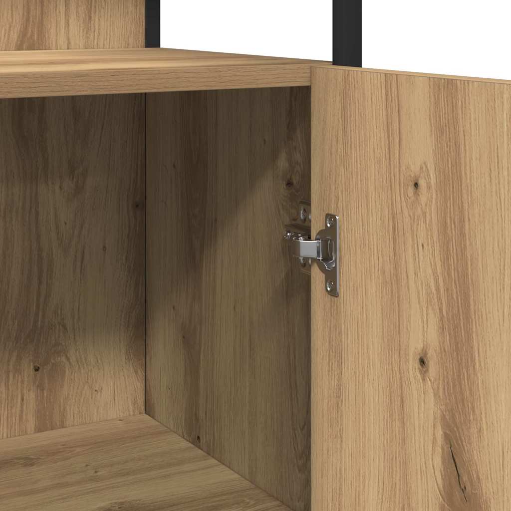 Badezimmermöbel Set 4 pcs Eiche handwerklich 33 x 33 x 185.5 cm