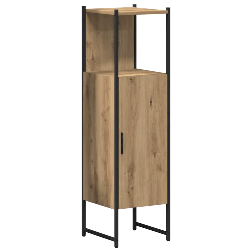 Badezimmermöbel Set 4 pcs Eiche handwerklich 33 x 33 x 185.5 cm