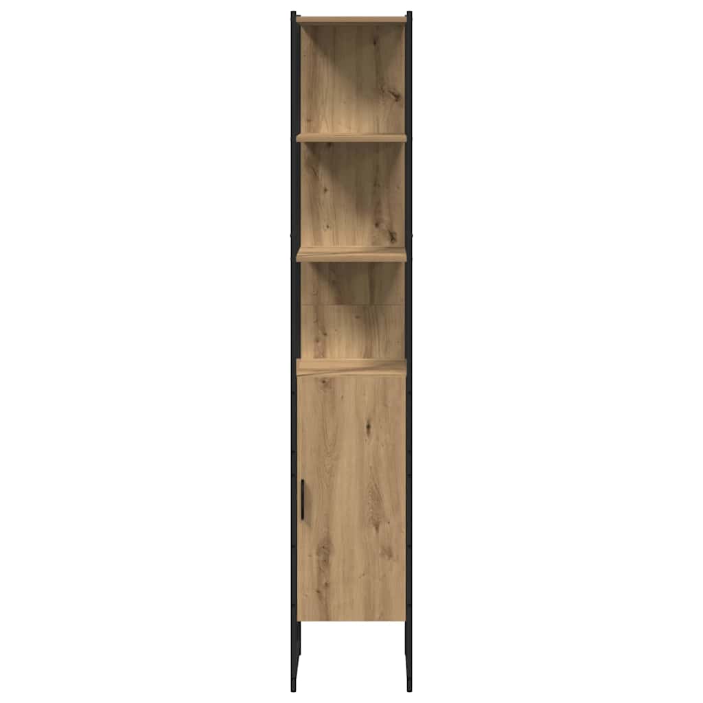 Badezimmermöbel Set 4 pcs Eiche handwerklich 33 x 33 x 185.5 cm