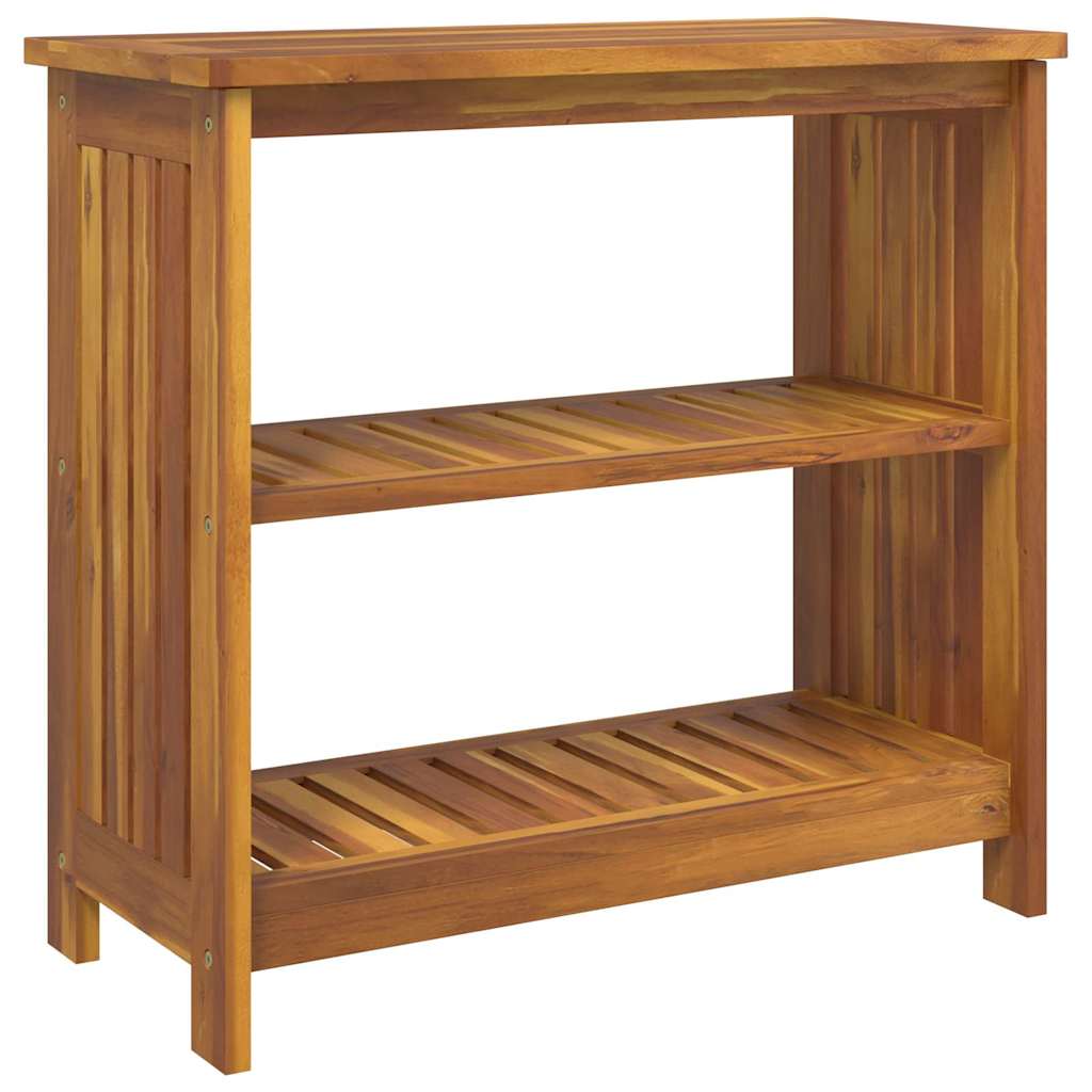 Garten-Schrank mit Regal mit Speicher Braun 75 x 35 x 70cm