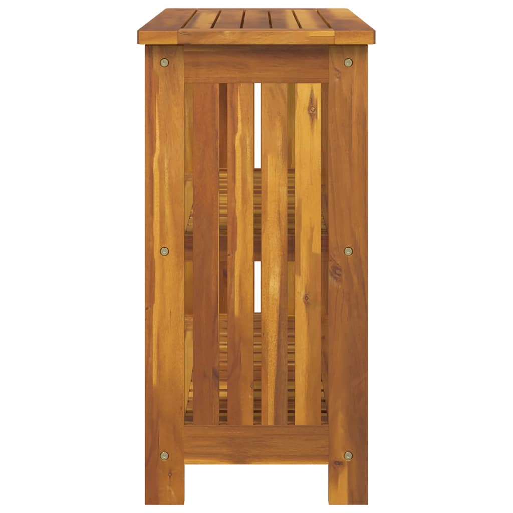 Garten-Schrank mit Regal mit Speicher Braun 75 x 35 x 70cm