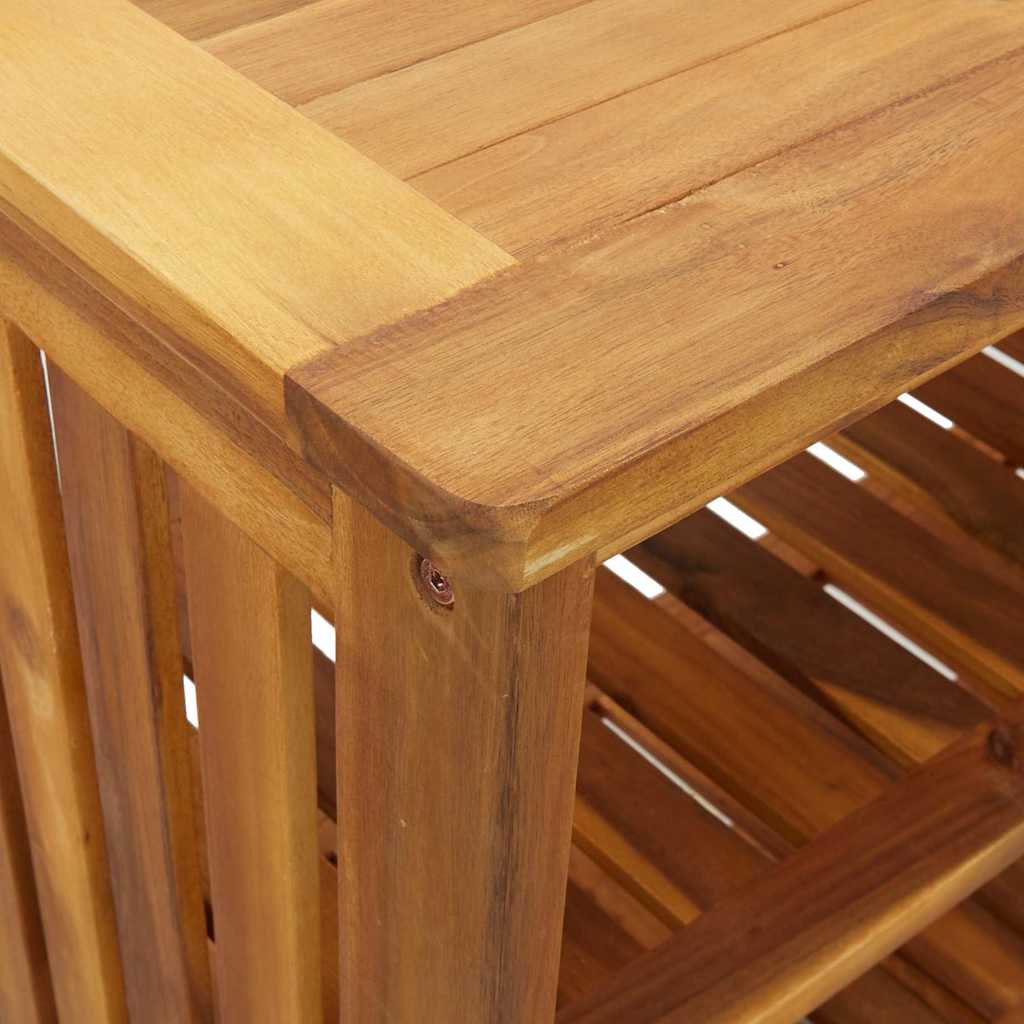 Garten-Schrank mit Regal mit Speicher Braun 90 x 40 x 90cm
