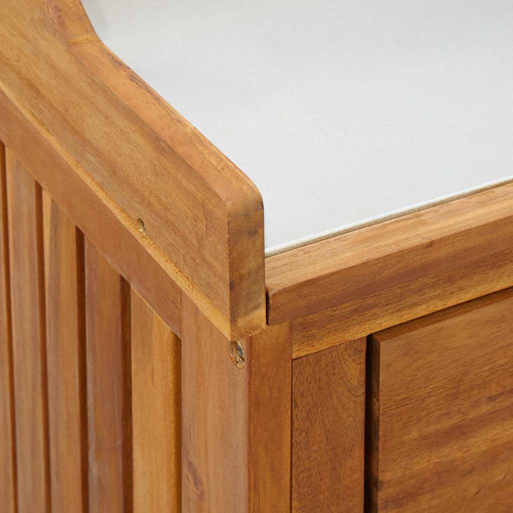 Garten-Schrank mit Schubladen mit Regal Braun 78 x 36.5 x 78cm