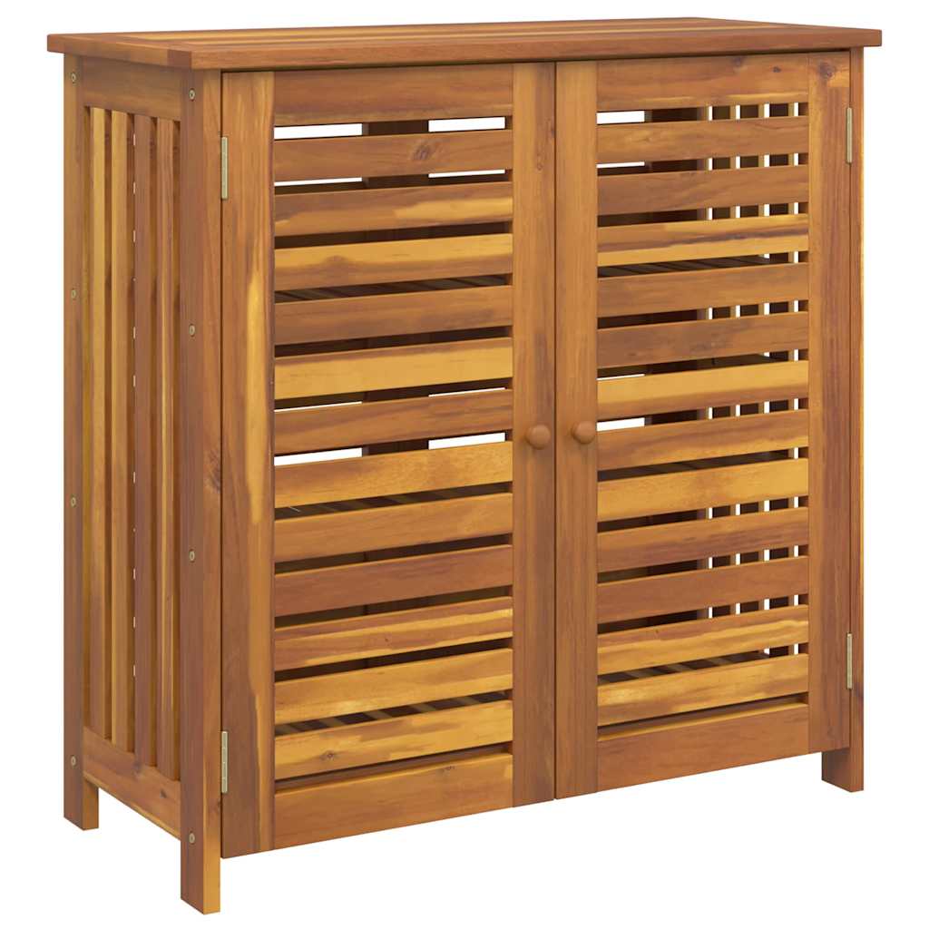 Garten-Schrank mit Speicher mit Tür Braun 90 x 40 x 90cm