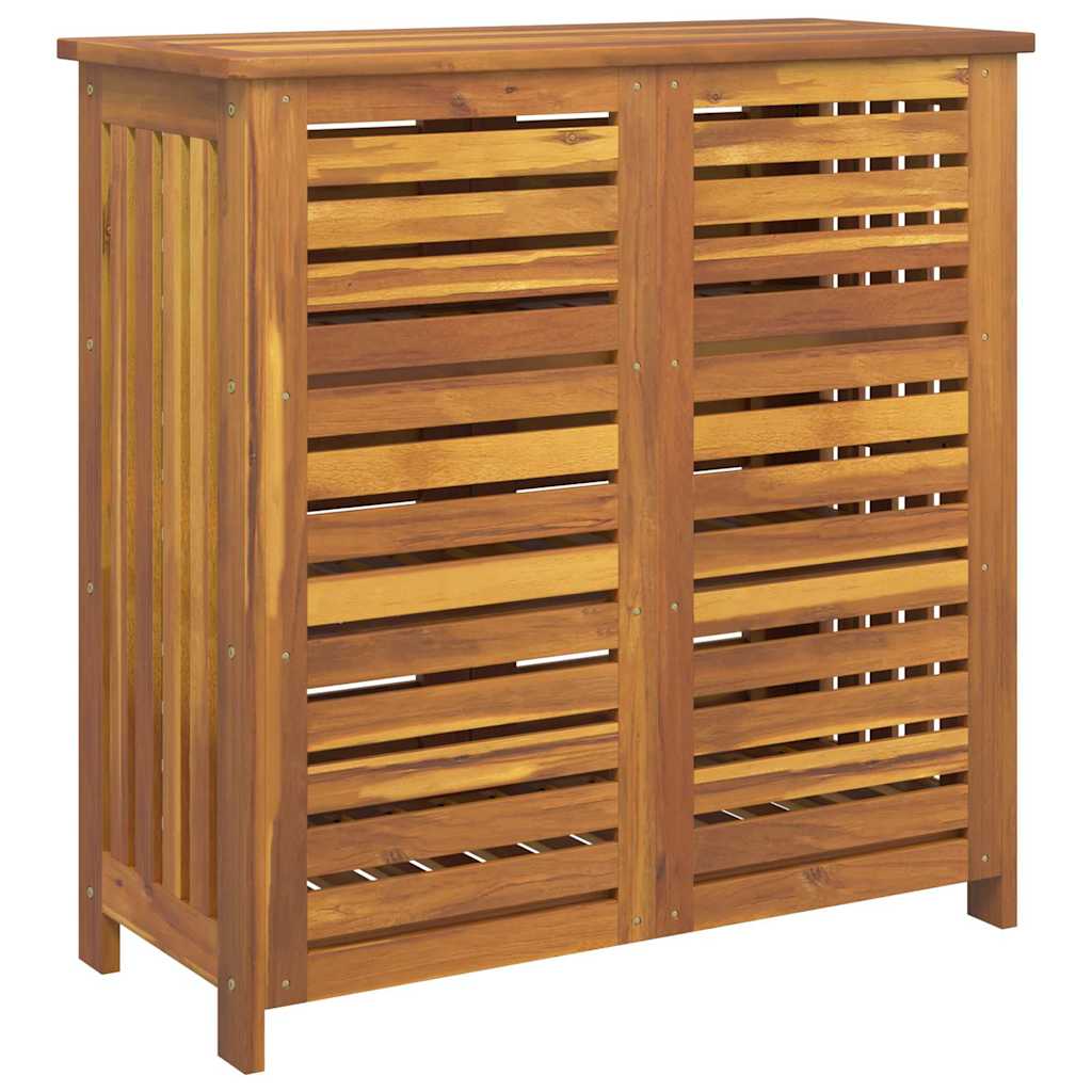 Garten-Schrank mit Speicher mit Tür Braun 90 x 40 x 90cm