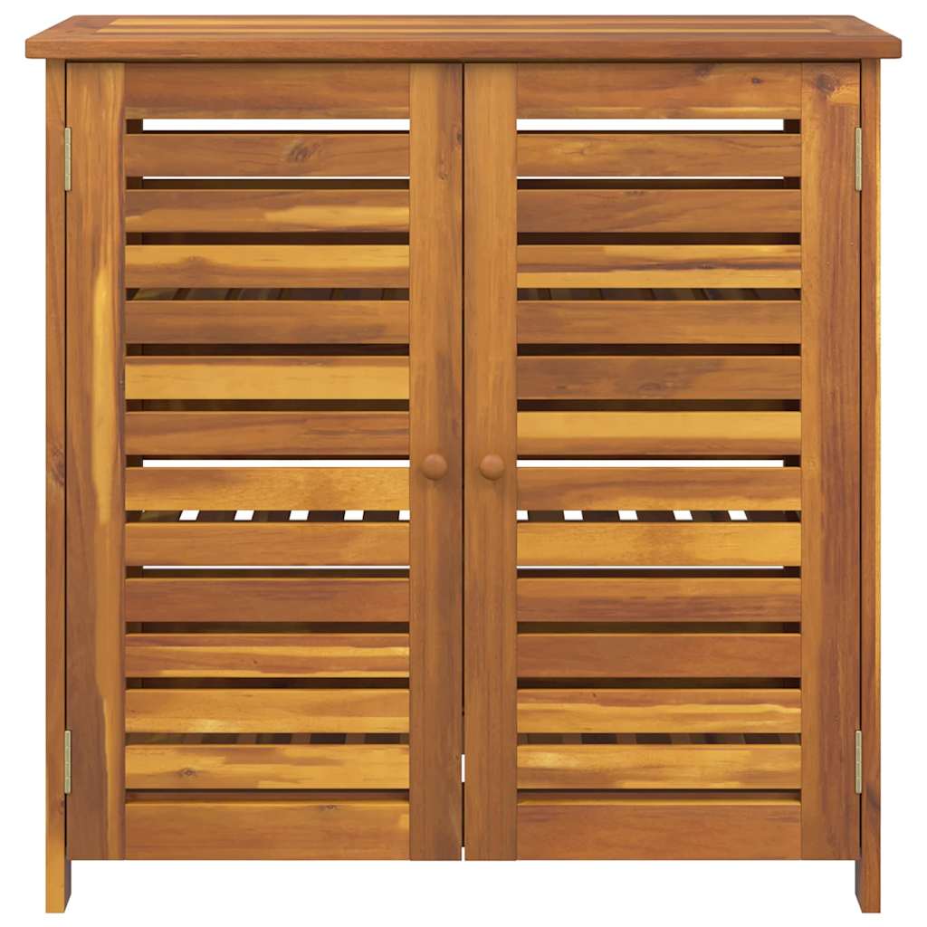 Garten-Schrank mit Speicher mit Tür Braun 90 x 40 x 90cm