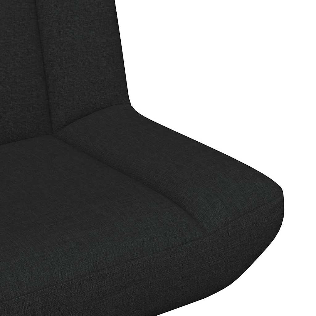 Drehstuhl Schwarz 63 x 75 x 76 cm Stoff