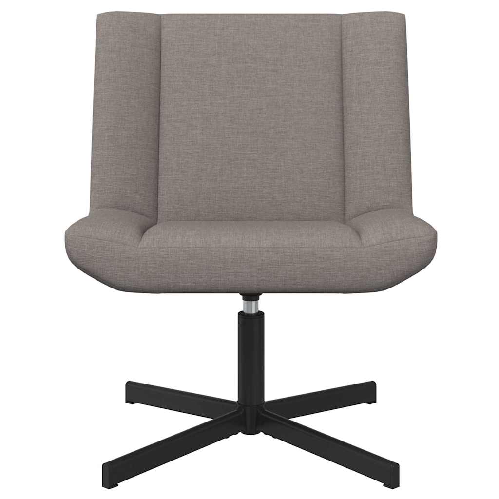 Drehstuhl Taupe 63 x 75 x 76 cm Stoff