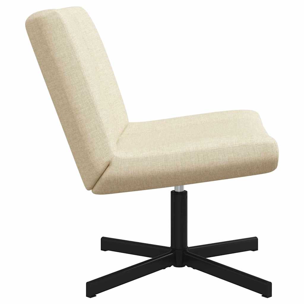 Drehstuhl Creme 63 x 75 x 76 cm Stoff