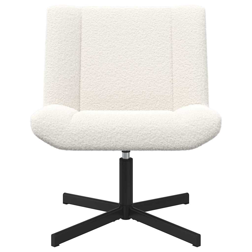 Drehstuhl Creme 63 x 75 x 76 cm Stoff