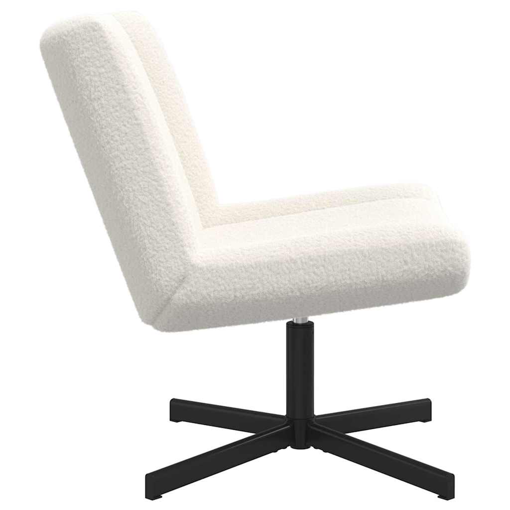 Drehstuhl Creme 63 x 75 x 76 cm Stoff
