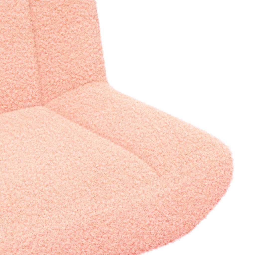 Drehstuhl Rosa 63 x 75 x 76 cm Stoff