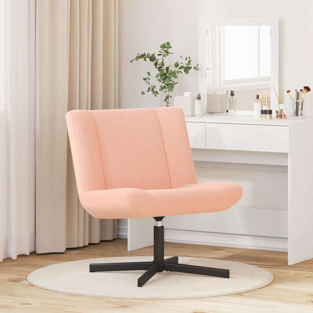 Drehstuhl Rosa 63 x 75 x 76 cm Stoff