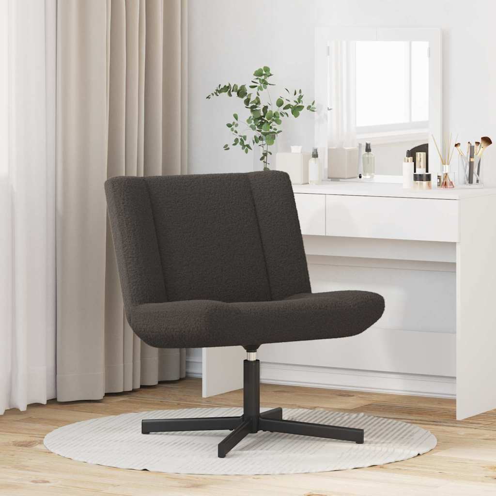 Drehstuhl Dunkelgrau 63 x 75 x 76 cm Stoff